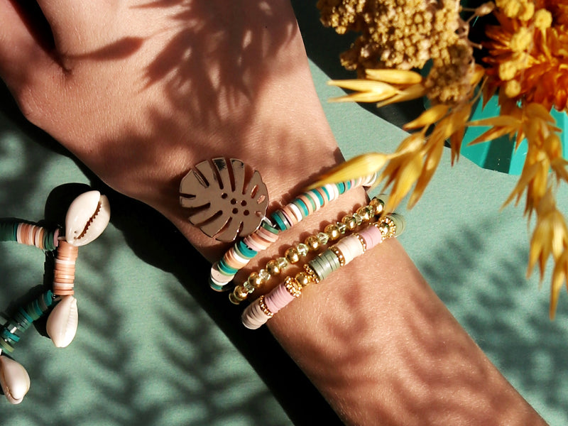 achat Mélange de perles heishi et de breloques - Mandalay