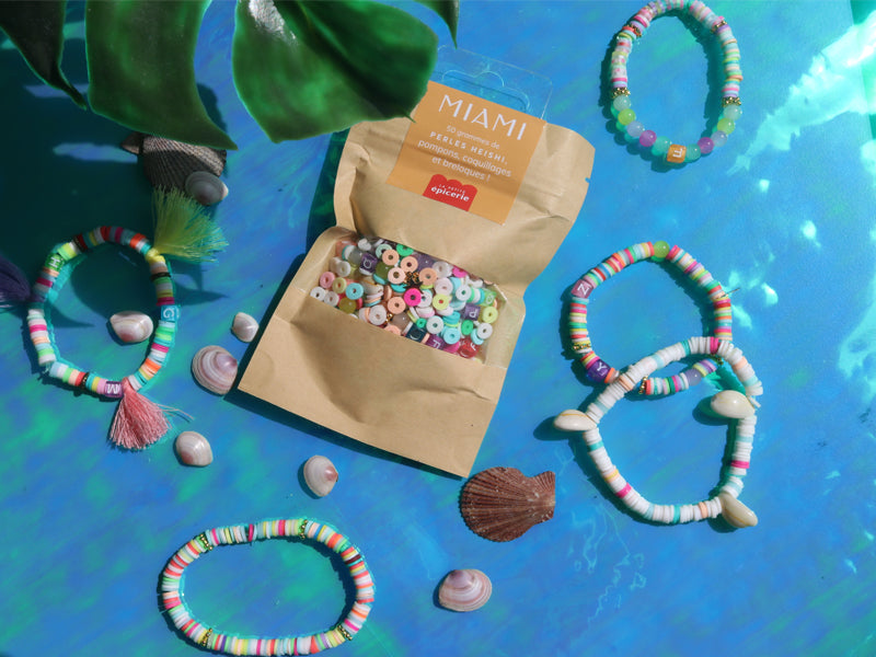 achat Mélange de perles heishi et de breloques - Miami