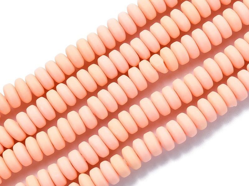 Achat Boite de perles heishi épaisses 6 mm - Saumon
