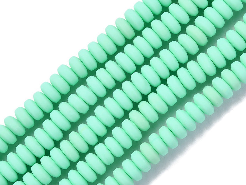Achat Boite de perles heishi épaisses 6 mm - Aigue-marine