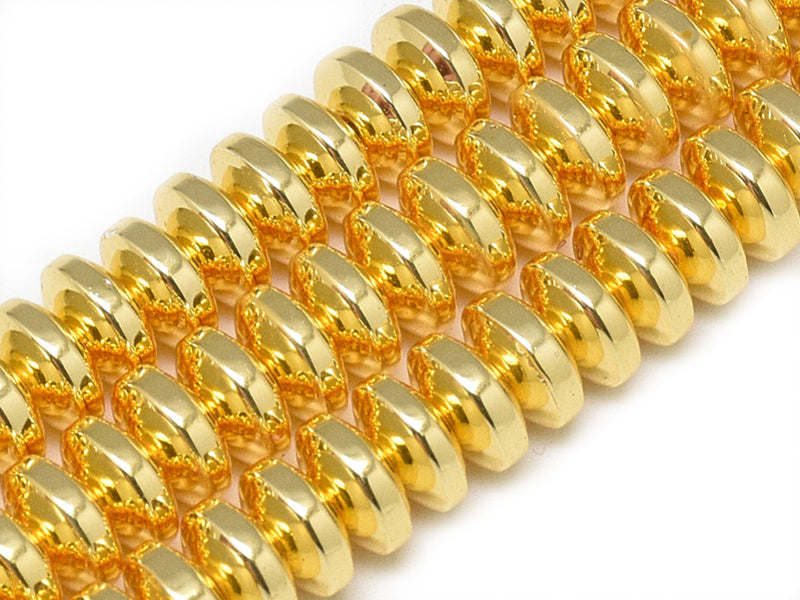 Achat Lot de 20 perles épaisses intercalaires 6 mm - Doré