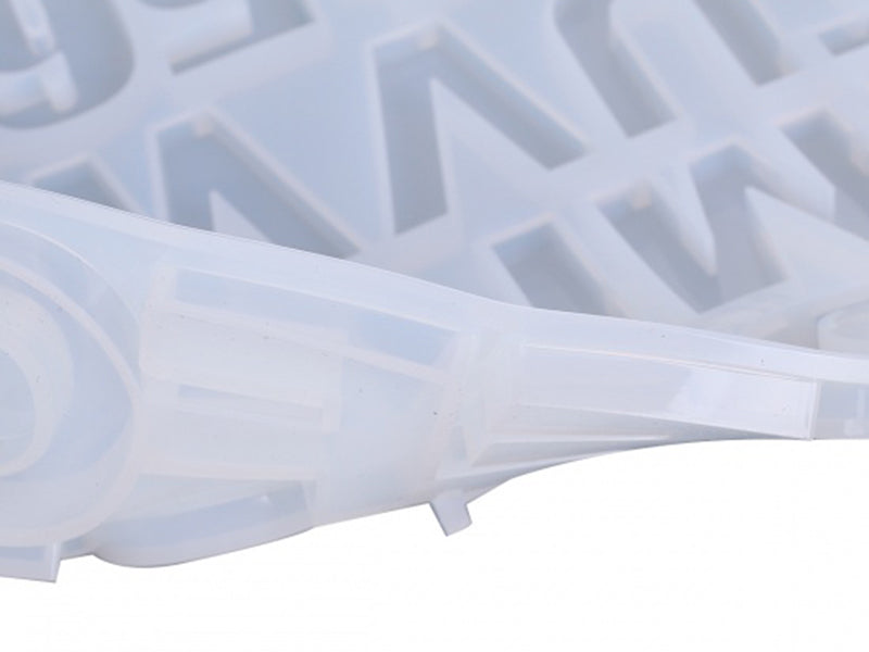 achat Moule en silicone - Lettres et chiffres - 36 x 19,4 cm
