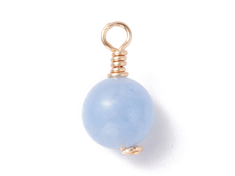Achat Lot de 10 pendentifs ronds en jade teintée