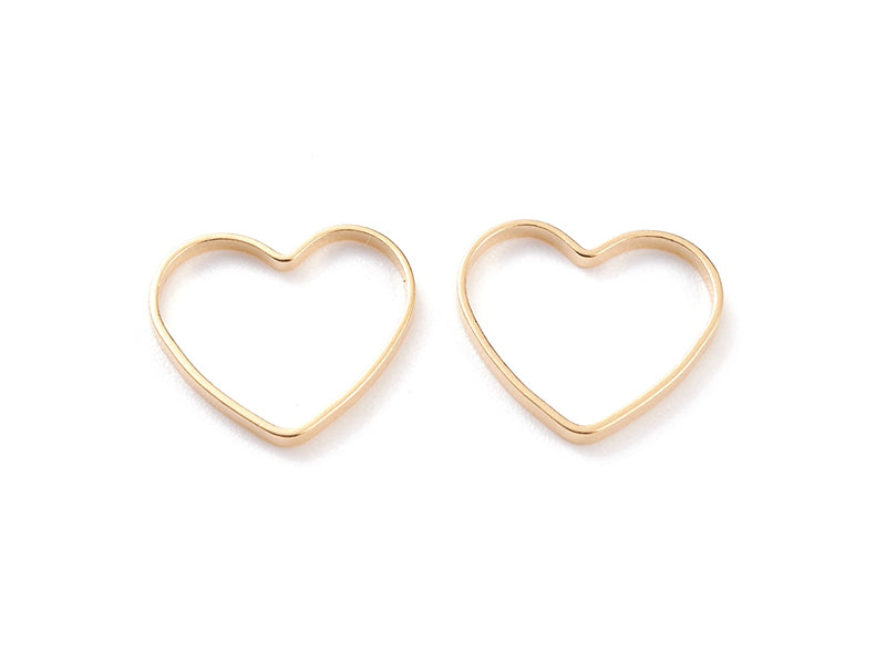 Achat Anneau de jonction coeur fermé - Doré à l'or fin 18k