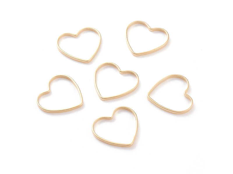 achat Anneau de jonction coeur fermé - Doré à l'or fin 18k