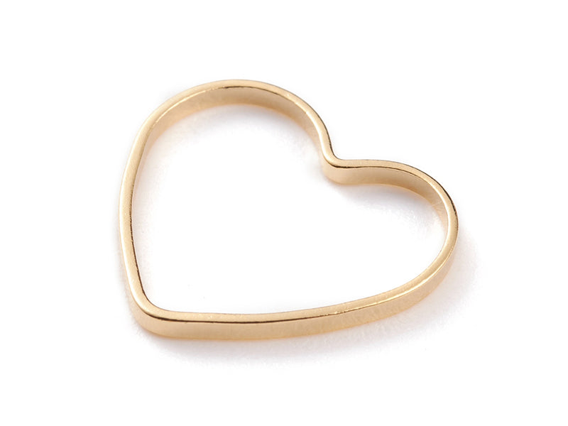 Achat Anneau de jonction coeur fermé - Doré à l'or fin 18k