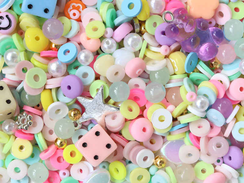 achat Mélange de perles heishi et de breloques - Séoul