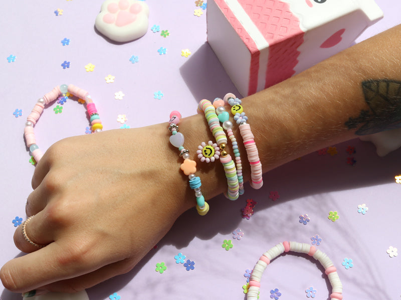 achat Mélange de perles heishi et de breloques - Séoul