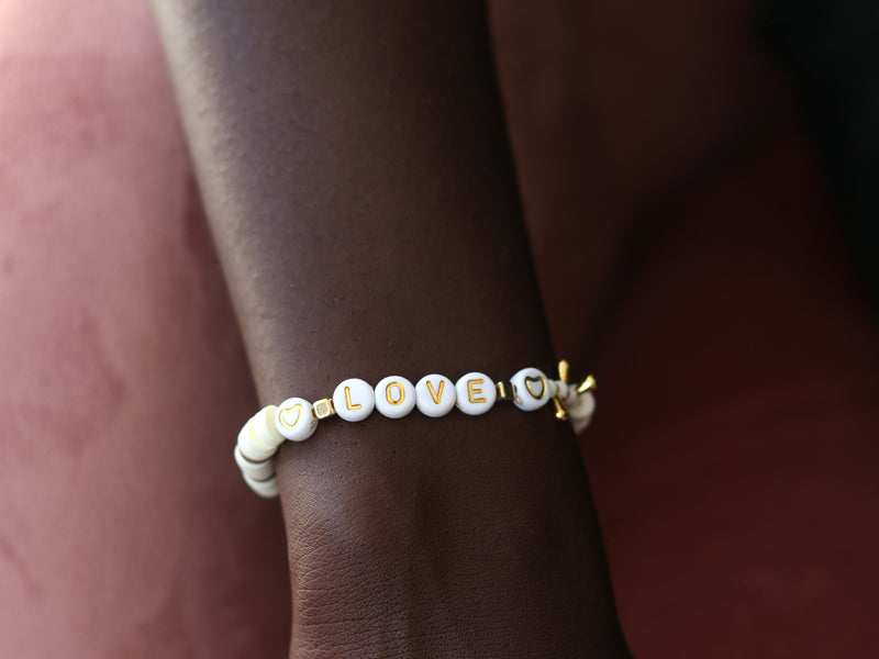 achat Perles lettres "Love" pour bracelet à personnaliser