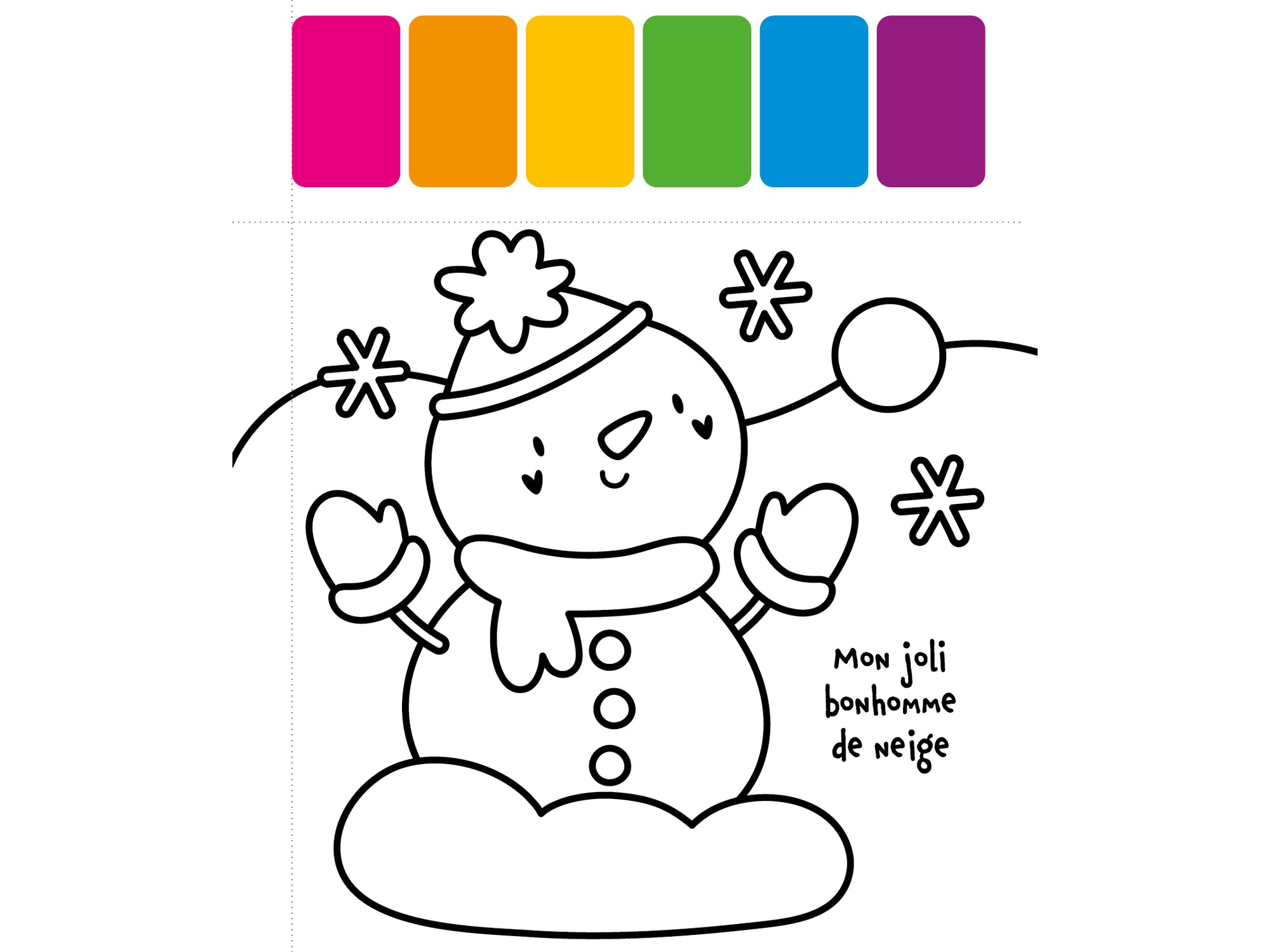 achat Ma première palette de peinture L'hiver + pinceau - 1,2,3 Soleil