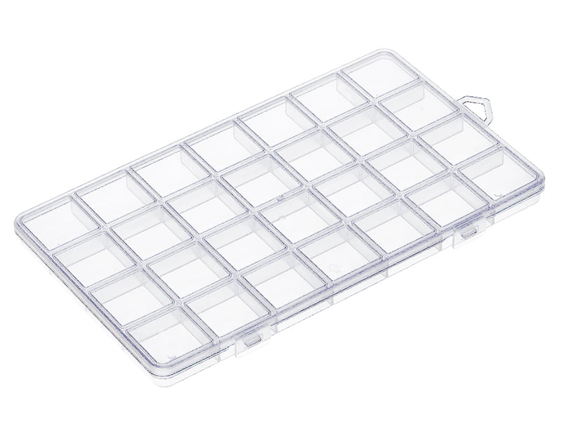Achat Boite de rangement pour perles - 28 compartiments - 22 x 13 cm