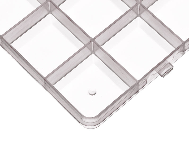 achat Boite de rangement pour perles - 28 compartiments - 22 x 13 cm