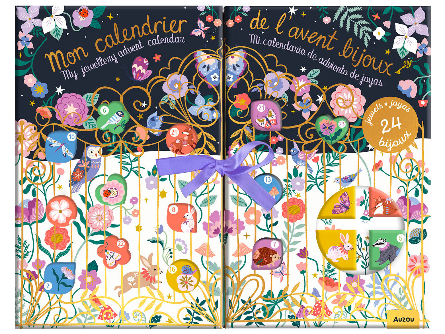 Achat Calendrier de l'Avent Bijoux 2025 - Auzou