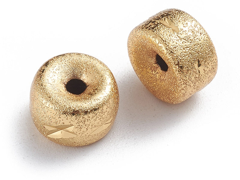 Achat Perle intercalaire pour bijoux dorée - 10 x 6 mm