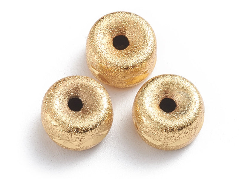 achat Perle intercalaire pour bijoux dorée - 10 x 6 mm