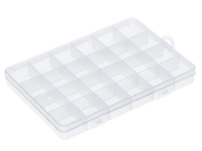 Achat Boite de rangement pour perles - 24 compartiments - 19 x 13 cm