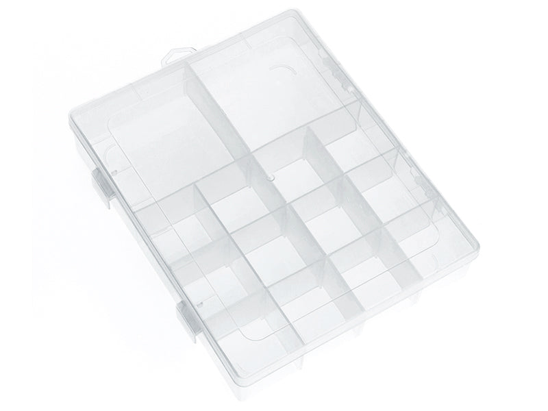Achat Boite de rangement pour perles - 14 compartiments - 21 x 17 x 4 cm