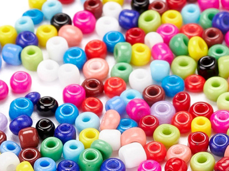 Achat Boite de 15 couleurs de perles de rocailles - taille 8/0 soit 3 mm de diam env.