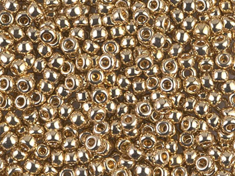 Achat Rocailles Miyuki 8/0 24kt gold light plated - 193
