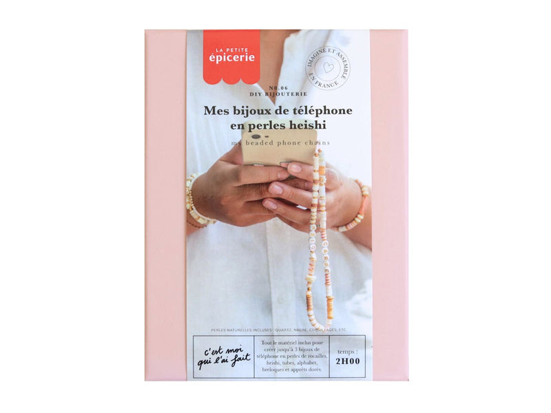 Achat Kit DIY Bijouterie - Mes bijoux de téléphone en perles heishi