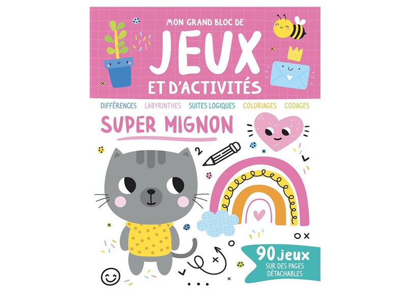 Achat Mon grand bloc de jeux et d'activités - Super mignon !