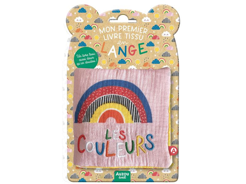 Achat Mon premier livre tissu en lange - Les couleurs