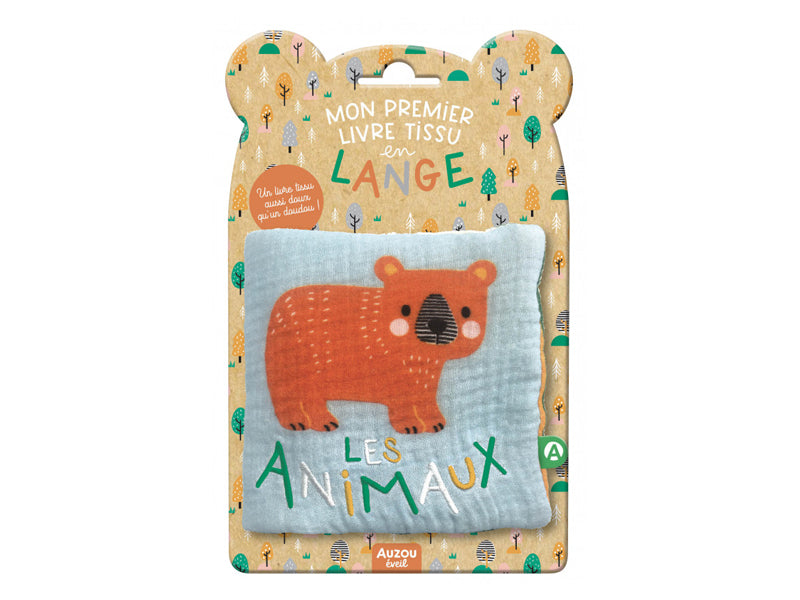 Achat Mon premier livre tissu en lange - Les animaux