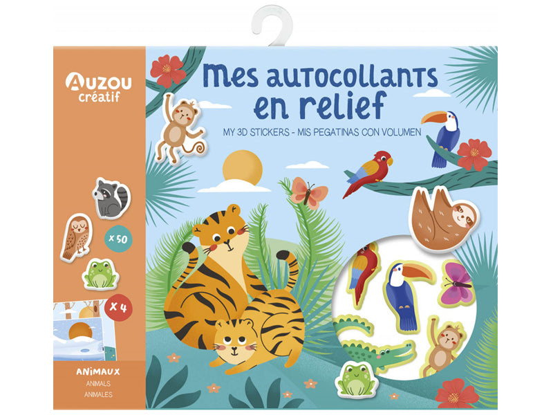 Achat Coffret créatif - Mes autocollants en relief - Auzou