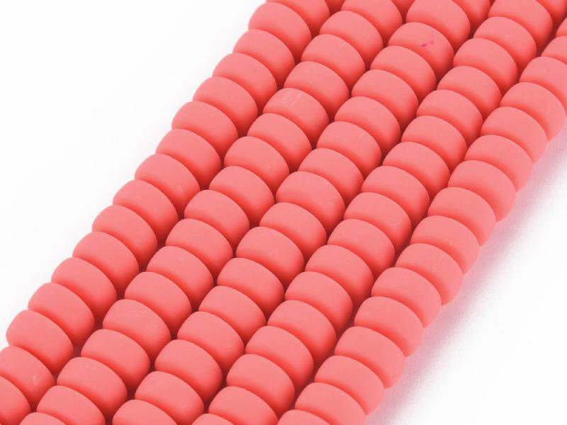 Achat Boite de perles heishi épaisses 6 mm - Saumon foncé