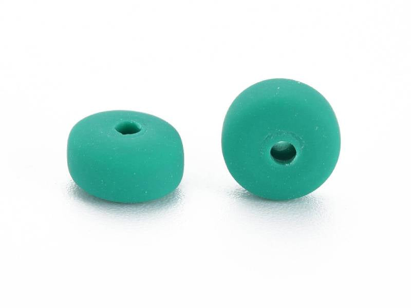 achat Boite de perles heishi épaisses 6 mm - Vert bouteille