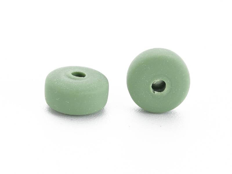 achat Boite de perles heishi épaisses 6 mm - Kaki