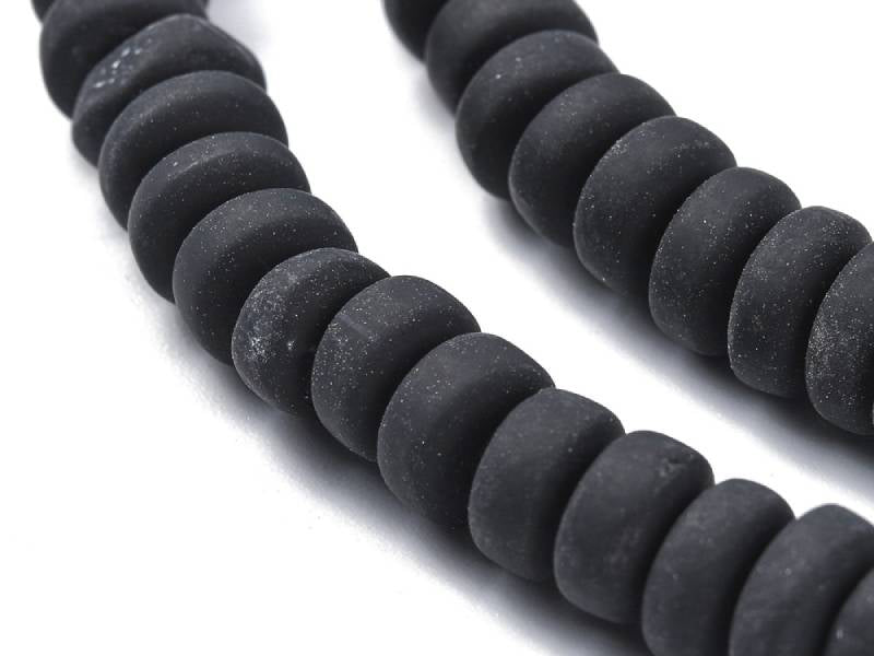 Achat Boite de perles heishi épaisses 6 mm - Noir