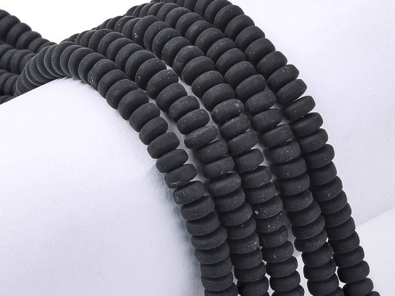 achat Boite de perles heishi épaisses 6 mm - Noir