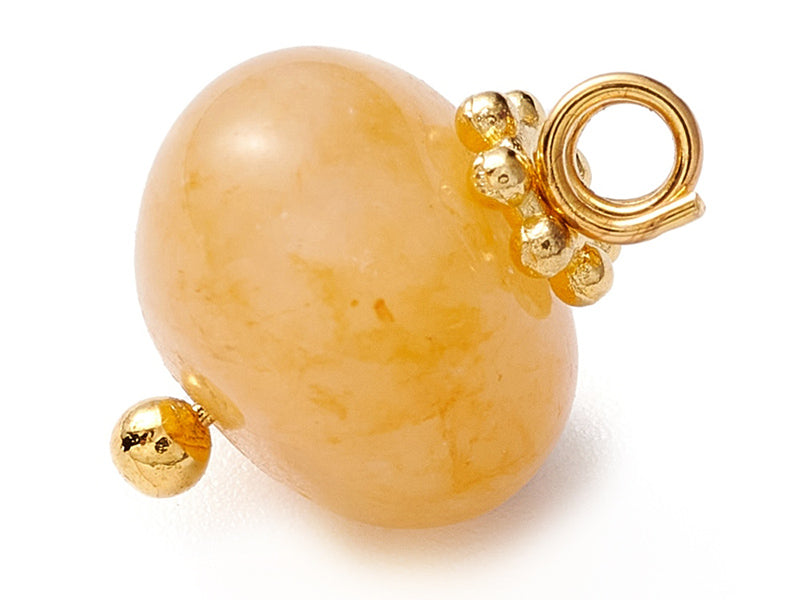 Achat Breloque de jade topaze naturelle