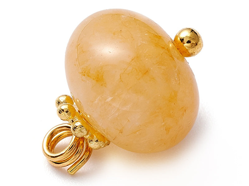 achat Breloque de jade topaze naturelle