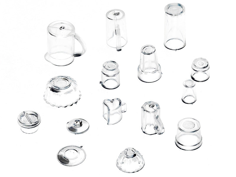 achat Lot de 15 tasses différentes miniatures en plastique