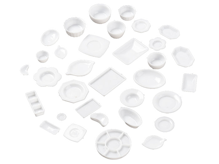 Achat Lot de 33 plats miniatures en plastique