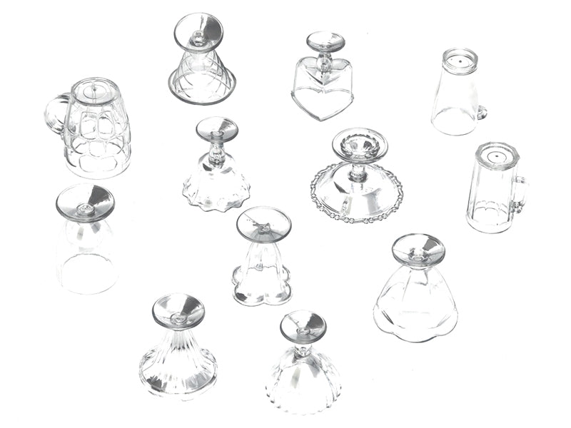 Achat Lot de 12 gobelets différentes miniatures en plastique