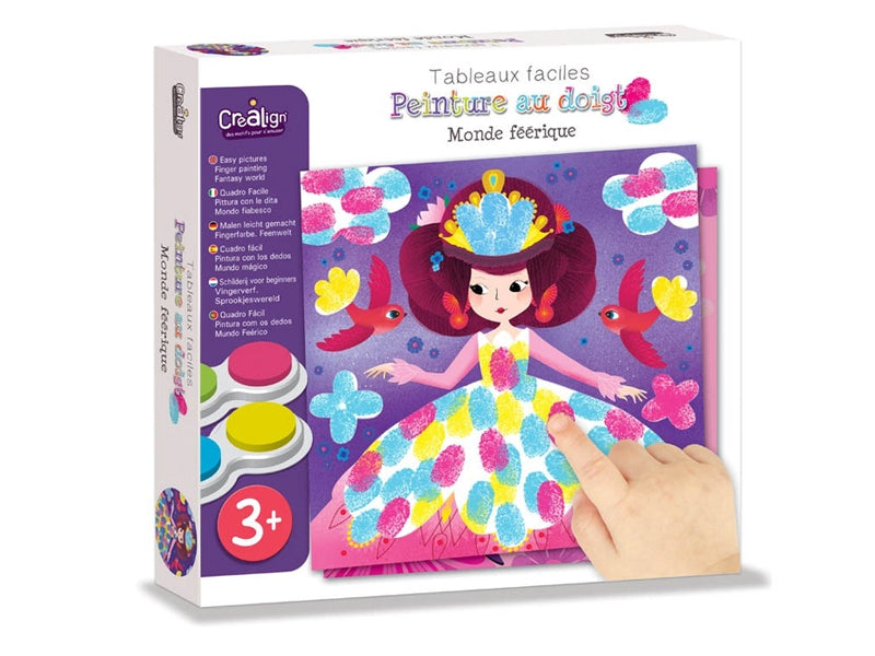 Achat Coffret de peinture au doigt "Monde féérique"