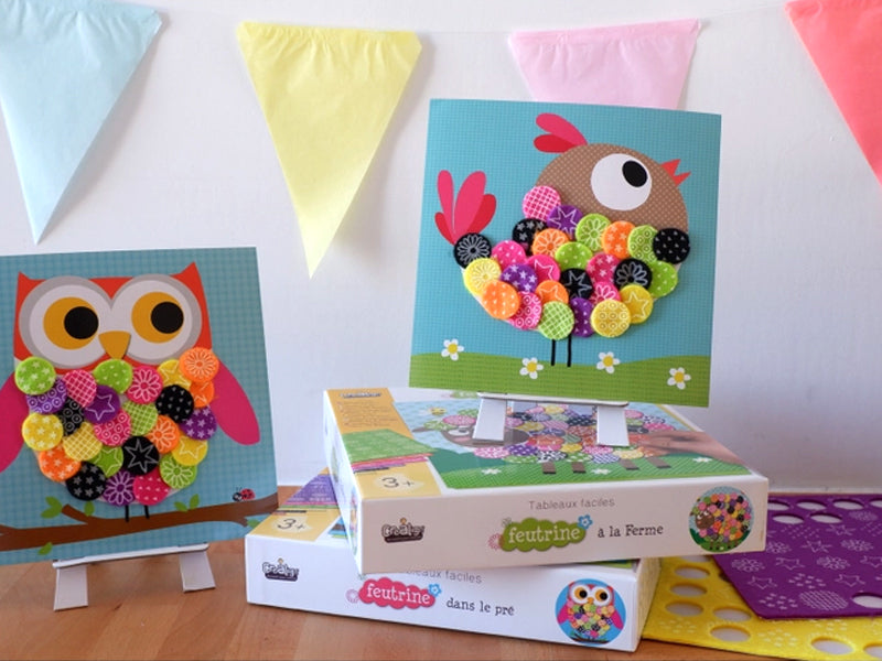 achat Coffret créatif feutrine "Dans le pré"