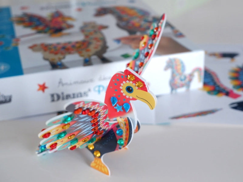 achat Coffret créatif animaux déco 3D " Diams péruvien"