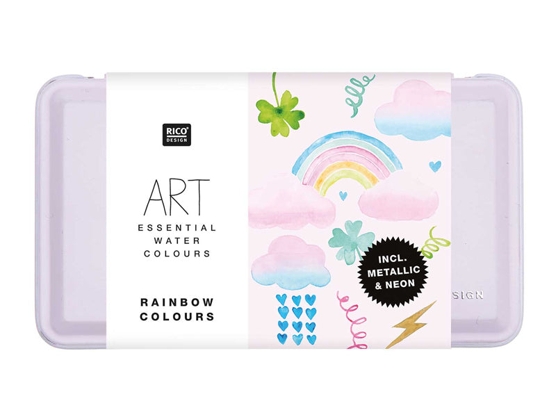 Achat Coffret aquarelle - Couleurs arc-en-ciel