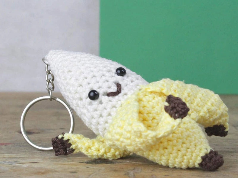 achat Kit crochet - Pendentif sac / porte clé - Banane