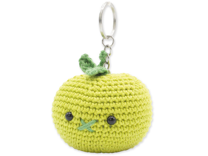 Achat Kit crochet - Pendentif sac / porte clé - Pomme