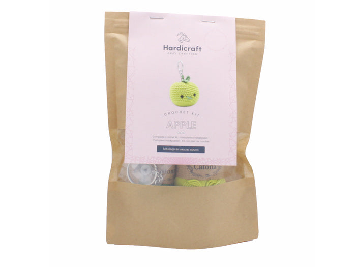 Achat Kit crochet - Pendentif sac / porte clé - Pomme