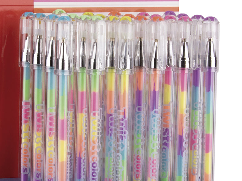 achat Stylo encre gel multicolore arc en ciel color twist