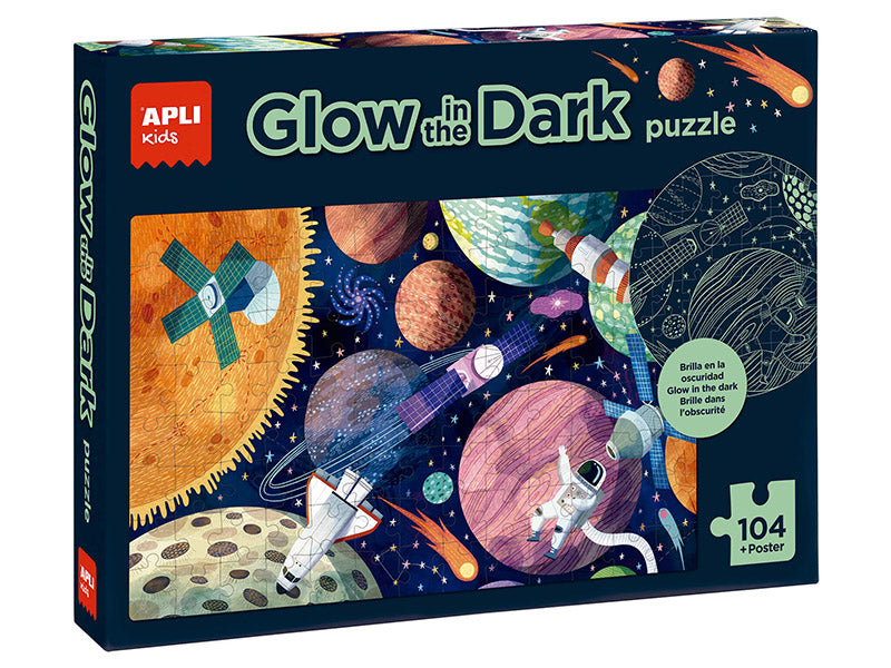 Achat Puzzle phosphorescent - système solaire