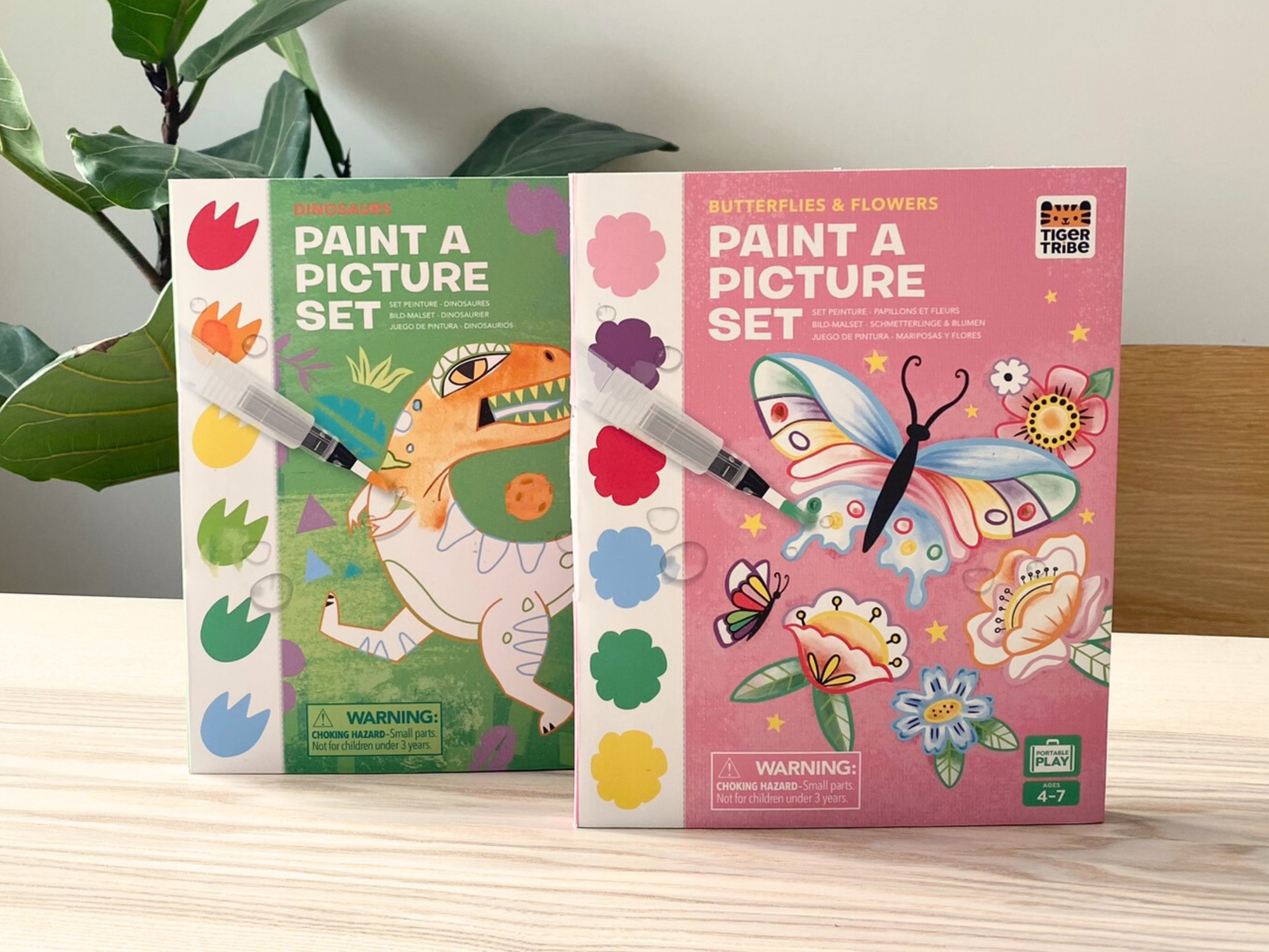 Paint A Picture Set - Kit d'aquarelle enfant - Dinosaurs