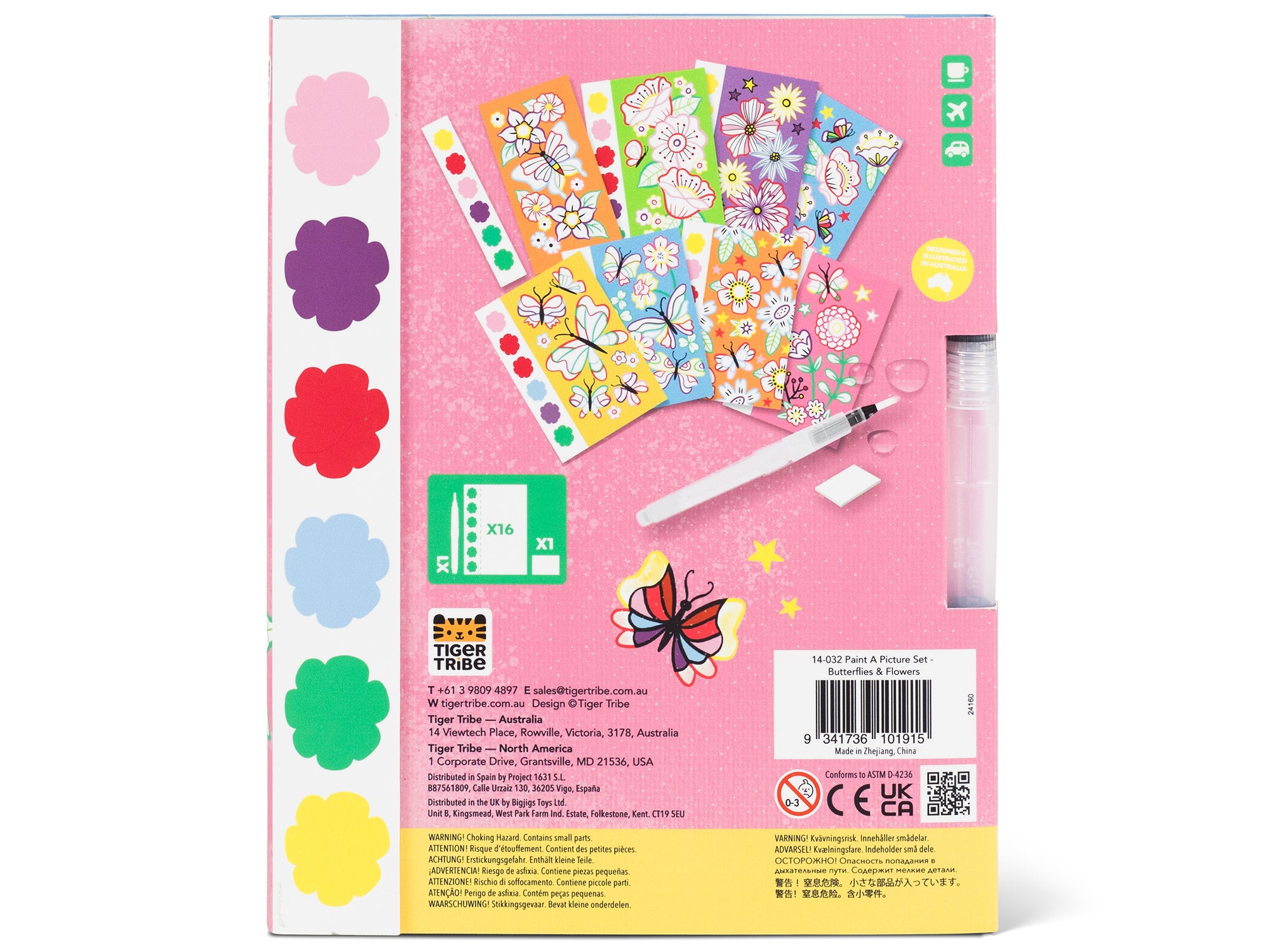 Paint A Picture Set Butterflies & Flower