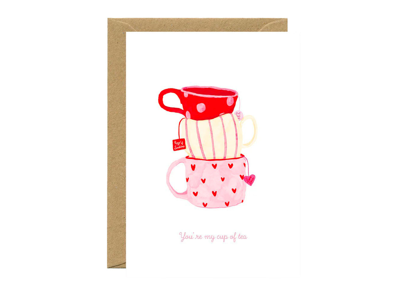 achat Carte de voeux - Tasses de thé - ATWS